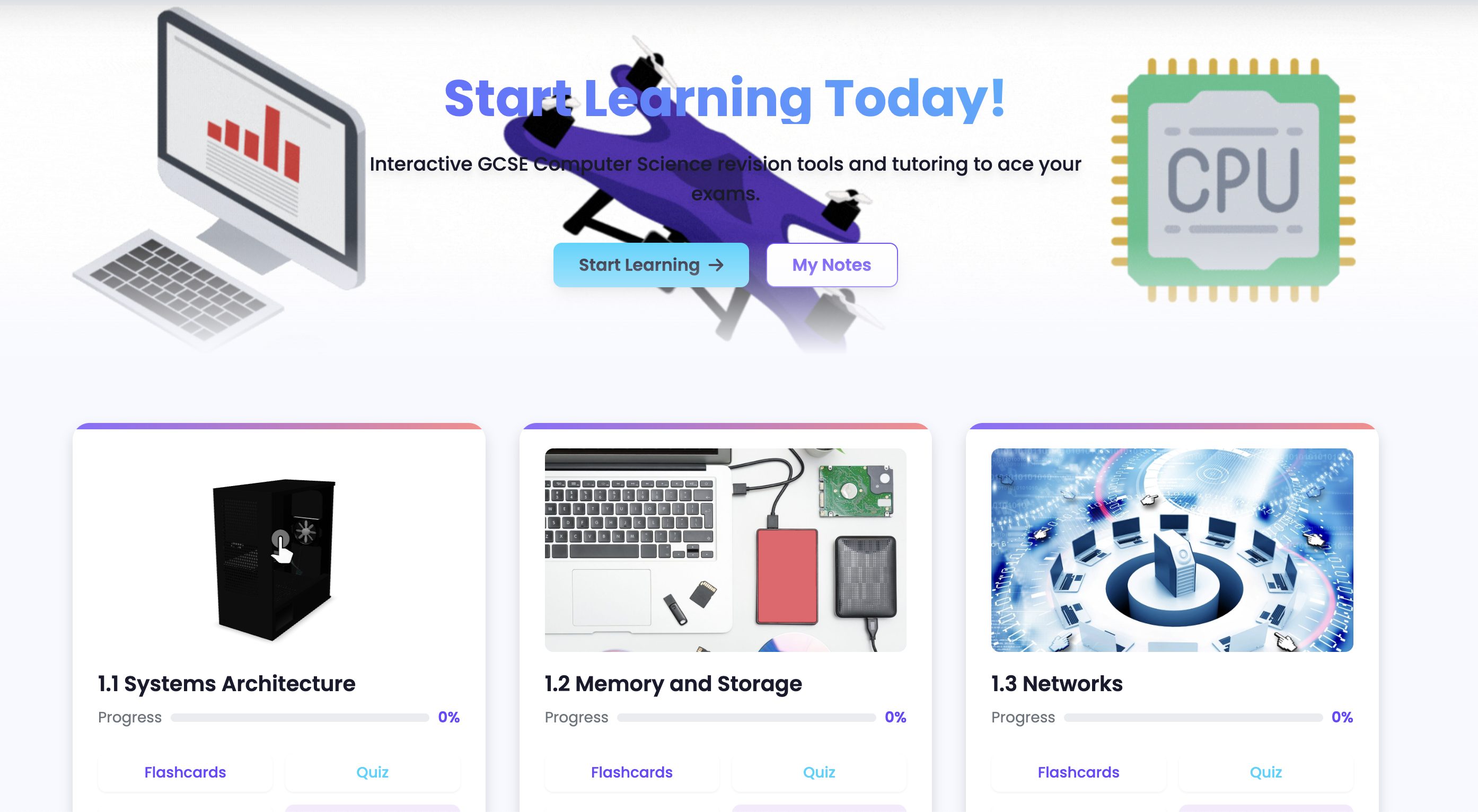 Illustration of a student learning